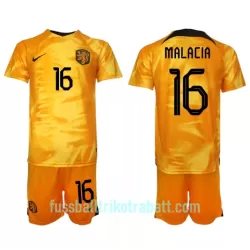 Günstige Niederlande Tyrell Malacia 16 Kindertrikot Heim WM 2022 Kurzarm Günstige Niederlande Tyrell Malacia 16 Kindertrikot Heim WM 2022 Kurzarm