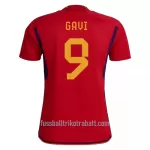 Günstige Spanien GAVI 9 Damentrikot Heim WM 2022 Kurzarm