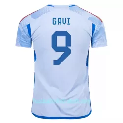 Günstige Spanien GAVI 9 Herrentrikot Auswärts WM 2022 Kurzarm Günstige Spanien GAVI 9 Herrentrikot Auswärts WM 2022 Kurzarm