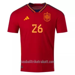 Günstige Spanien PEDRI 26 Herrentrikot Heim WM 2022 Kurzarm
