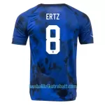 Günstige USA ERTZ 8 Herrentrikot Auswärts WM 2022 Kurzarm