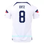 Günstige USA ERTZ 8 Herrentrikot Heim WM 2022 Kurzarm