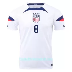 Günstige USA ERTZ 8 Herrentrikot Heim WM 2022 Kurzarm