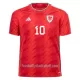 Günstige Wales RAMSEY 10 Herrentrikot Heim WM 2022 Kurzarm