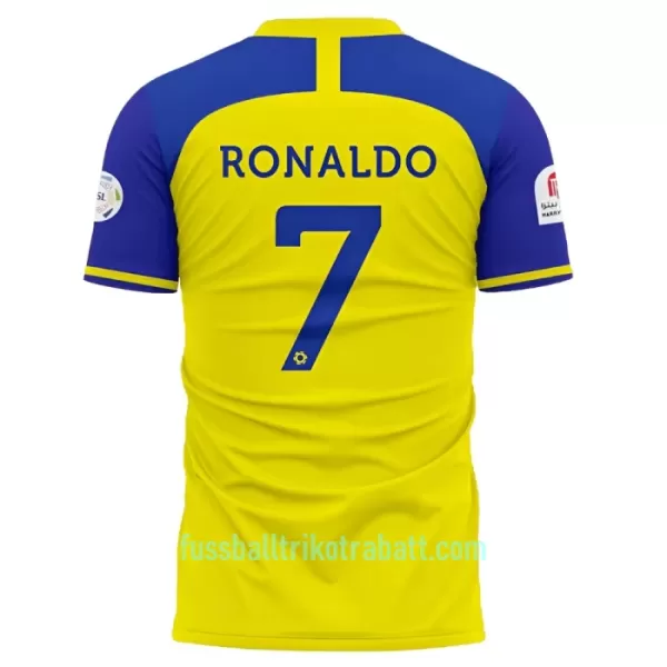 Günstige AL NASSR RONALDO 7 Herrentrikot Heim 2022/23 Kurzarm
