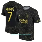 Günstige Paris Saint-Germain Mbappé 7 Herrentrikot Vierte Jordan 2022/23 Kurzarm