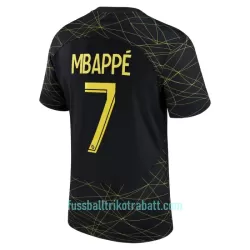 Günstige Paris Saint-Germain Mbappé 7 Herrentrikot Vierte Jordan 2022/23 Kurzarm