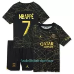 Günstige Paris Saint-Germain Mbappé 7 Kindertrikot Vierte 2022/23 Kurzarm