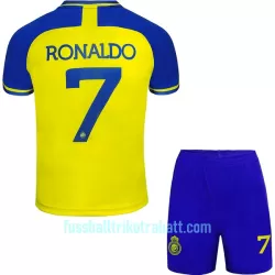 Günstige Al Nassr Ronaldo 7 Kindertrikot Heim 2022/23 Kurzarm Günstige Al Nassr Ronaldo 7 Kindertrikot Heim 2022/23 Kurzarm
