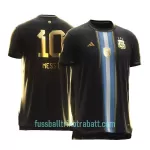 Günstige Argentinien MESSI 10 Golden Bisht Herrentrikot Kurzarm