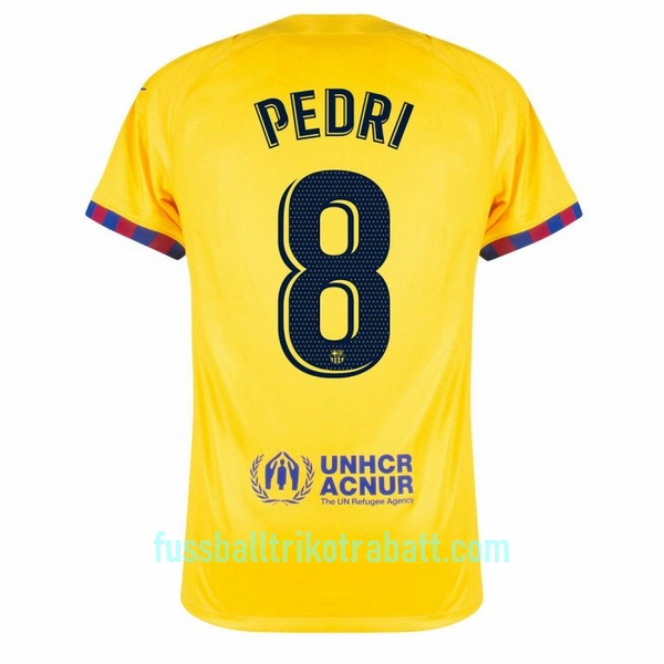 Günstige Barcelona Pedri 8 Herrentrikot Vierte 2022/23 Kurzarm