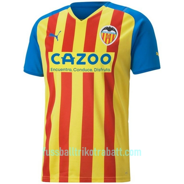 Günstige FC Valencia Kindertrikot Ausweich 2022/23 Kurzarm