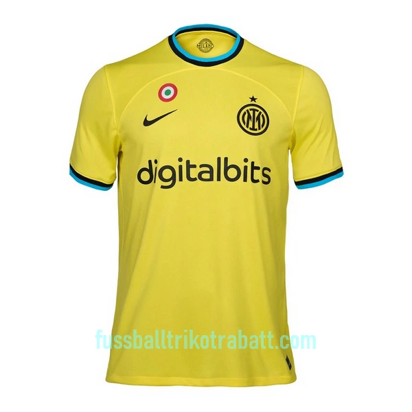 Günstige Inter Mailand LUKAKU 90 Herrentrikot Ausweich 2022/23 Kurzarm