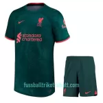 Günstige Liverpool Kindertrikot Ausweich 2022/23 Kurzarm