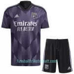 Günstige Olympique Lyon Kindertrikot Ausweich 2022/23 Kurzarm