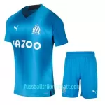 Günstige Olympique Marseille Kindertrikot Ausweich 2022/23 Kurzarm