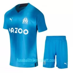 Günstige Olympique Marseille Kindertrikot Ausweich 2022/23 Kurzarm