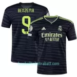Günstige Real Madrid Benzema 9 Herrentrikot Ausweich 2022/23 Kurzarm