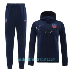 Barcelona Trainingsjacke mit Kapuze 2022/23 Navy Barcelona Trainingsjacke mit Kapuze 2022/23 Navy