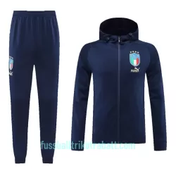 Italien Trainingsjacke mit Kapuze 2022/23 Navy Italien Trainingsjacke mit Kapuze 2022/23 Navy