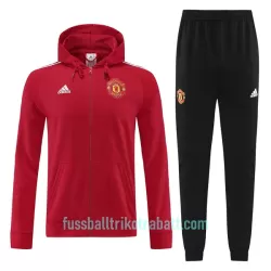 Manchester United Trainingsjacke mit Kapuze 2022/23 Rote Manchester United Trainingsjacke mit Kapuze 2022/23 Rote