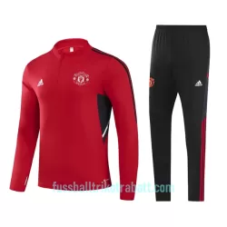 Manchester United Trainingspullover Kinder 2022/23 Viertelreißverschluss Rote Manchester United Trainingspullover Kinder 2022/23 Viertelreißverschluss Rote