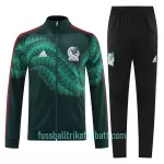 Mexiko Trainingsjackenanzüge 2022 Schwarz-Grün