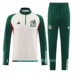 Mexiko White Trainingspullover 2022 Viertelreißverschluss Grüne