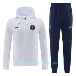 Paris Saint-Germain Trainingsjacke mit Kapuze 2022/23 Weiße Paris Saint-Germain Trainingsjacke mit Kapuze 2022/23 Weiße