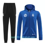 Real Madrid Trainingsjacke mit Kapuze 2022/23 Blaue