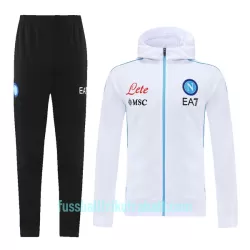 SSC Neapel Trainingsjacke mit Kapuze 2022/23 Weiße SSC Neapel Trainingsjacke mit Kapuze 2022/23 Weiße