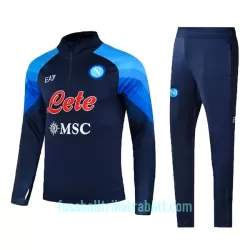 SSC Neapel Trainingspullover 2022/23 Viertelreißverschluss Blaue SSC Neapel Trainingspullover 2022/23 Viertelreißverschluss Blaue