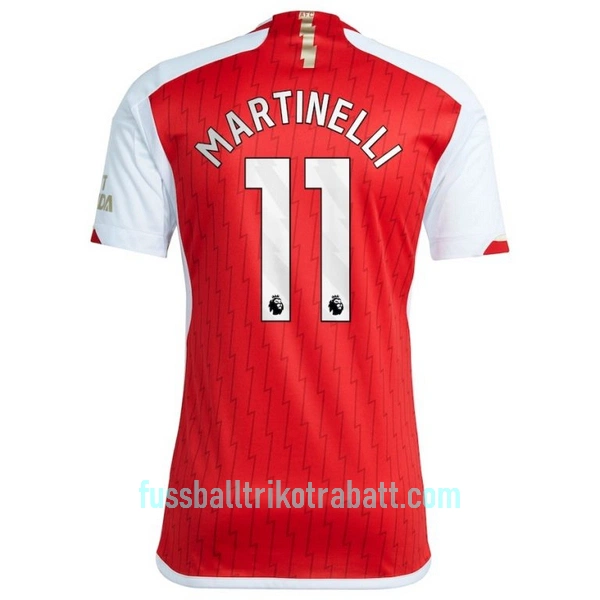 Günstige Arsenal Martinelli 11 Kindertrikot Heim 2023/24 Kurzarm