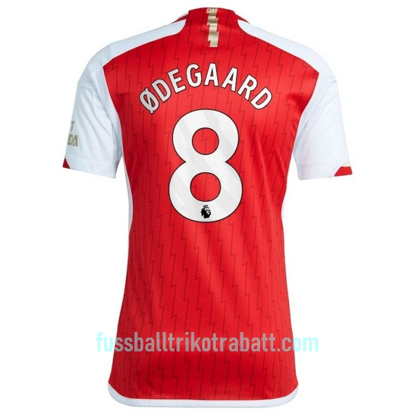 Günstige Arsenal Odegaard 8 Herrentrikot Heim 2023/24 Kurzarm