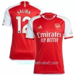 Günstige Arsenal Saliba 12 Herrentrikot Heim 2023/24 Kurzarm