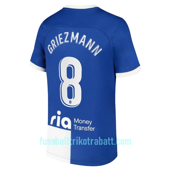 Günstige Atlético Madrid Griezmann 8 Herrentrikot Auswärts 2023/24 Kurzarm