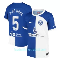 Günstige Atlético Madrid R. De Paul 5 Herrentrikot Auswärts 2023/24 Kurzarm Günstige Atlético Madrid R. De Paul 5 Herrentrikot Auswärts 2023/24 Kurzarm