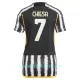 Günstige Juventus Turin Chiesa 7 Damentrikot Heim 2023/24 Kurzarm