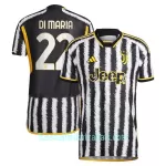 Günstige Juventus Turin DI Maria 22 Herrentrikot Heim 2023/24 Kurzarm