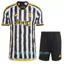 Günstige Juventus Turin Kindertrikot Heim 2023/24 Kurzarm