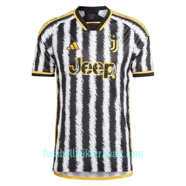 Günstige Juventus Turin Kindertrikot Heim 2023/24 Kurzarm