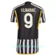 Günstige Juventus Turin Vlahovic 9 Herrentrikot Heim 2023/24 Kurzarm