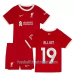 Günstige Liverpool Elliot 19 Kindertrikot Heim 2023/24 Kurzarm