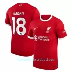 Günstige Liverpool Gakpo 18 Herrentrikot Heim 2023/24 Kurzarm