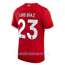 Günstige Liverpool Luis Diaz 23 Herrentrikot Heim 2023/24 Kurzarm
