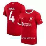 Günstige Liverpool Virgil 4 Herrentrikot Heim 2023/24 Kurzarm
