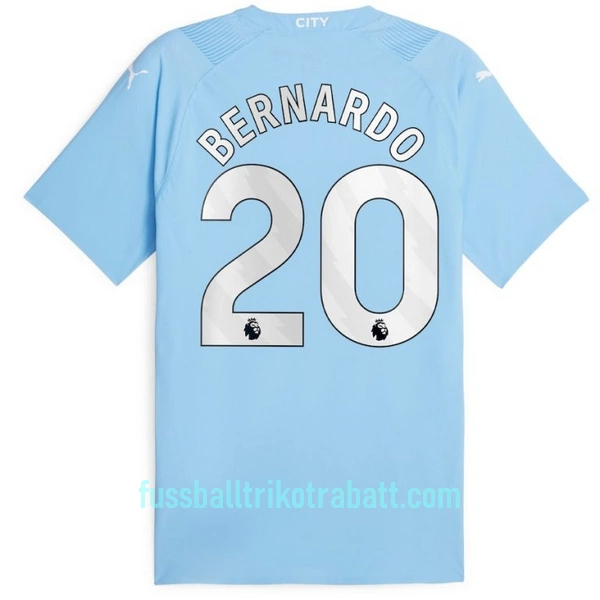 Günstige Manchester City Bernardo 20 Herrentrikot Heim 2023/24 Kurzarm