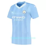Günstige Manchester City Damentrikot Heim 2023/24 Kurzarm