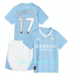 Günstige Manchester City De Bruyne 17 Kindertrikot Heim 2023/24 Kurzarm
