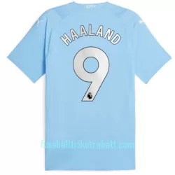 Günstige Manchester City Haaland 9 Kindertrikot Heim 2023/24 Kurzarm
